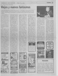 Viejos y nuevos fantasmas