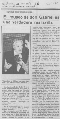 El Museo de don Gabriel es una verdadera maravilla