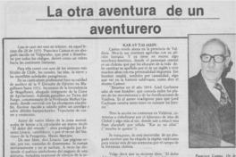 La Otra aventura de un aventurero