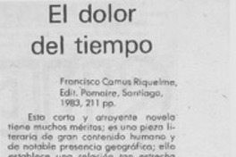 "El dolor del tiempo"
