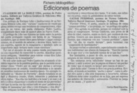 Ediciones de poemas