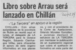 Libro sobre Arrau será lanzado en Chillán