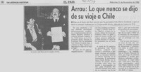 "Arrau, lo que nunca se dijo de su viaje a Chile"