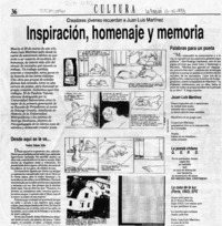 Inspiración, homenaje y memoria  [artículo] Paulina Valente Uribe.