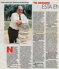 "El egoísmo está en los genes"