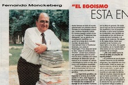 "El egoísmo está en los genes"