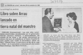 Libro sobre Arrau lanzado en tierra natal del maestro