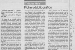 Fichero bibliográfico