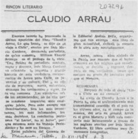 Claudio Arrau