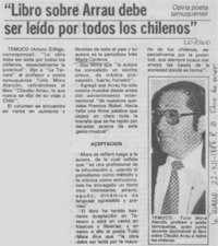 Libro sobre Arrau debe ser leído por todos los chilenos