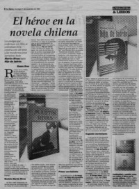 El héroe en la novela chilena  [artículo] Ramiro Rivas.