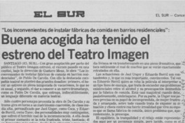 Buena acogida ha tenido el estreno del Teatro Imagen