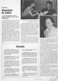 Disparidad de estilos