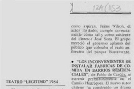 La opera y el teatro frente a la crísis