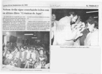 Nelson Avila sigue cosechando éxitos con su último libro "Crónicas de aquí"