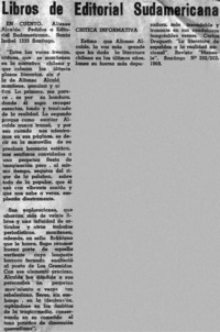 Libros de Editorial Sudamericana