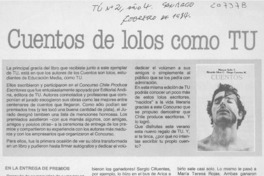 Cuentos de lolos como TU