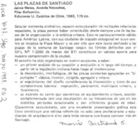 Las plazas de Santiago