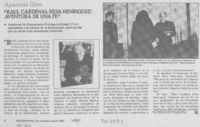 "Raúl Cardenal Silva Henríquez, aventura de una fe"