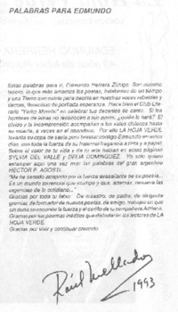 Palabras para Edmundo