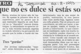 Esa espera que no es dulce si estás sola --  [artículo] Pedro Labra.