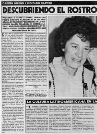 Descubriendo el rostro Latinoamericano : [entrevista]