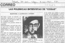 Responde a Leopoldo Castedo