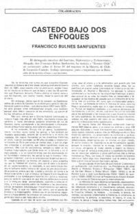 Castedo bajo dos enfoques