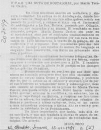 "F.C.A.B., una ruta de nostalgia"