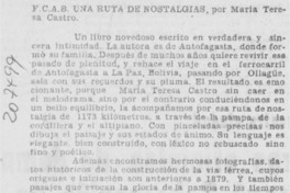 "F.C.A.B., una ruta de nostalgia"