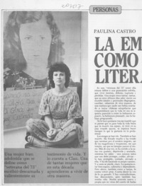 La emoción como literatura