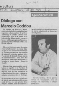 Diálogo con Marcelo Coddou