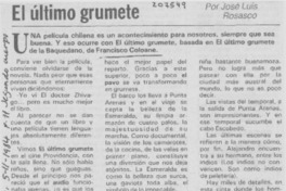 "El último grumete"