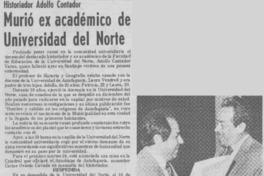 Murió ex académico de Universidad del Norte
