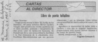 Libro de poeta taltino