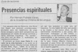 Presencias espirituales