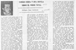 Carlos Cerda y una novela sobre el poder total  [artículo] Wellington Rojas Valdebenito.