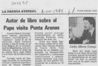 Autor de libro sobre el Papa visita Punta Arenas