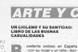 Un Chileno y su santidad, libro de las buenas casualidades
