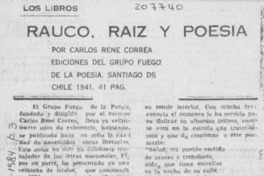 "Rauco, raíz y poesía"