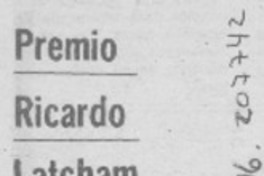 Premio Ricardo Latchman