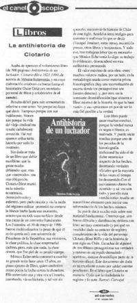 La antihistoria de Clotario