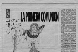 Gabriela Kast, La primera comunión  [artículo].
