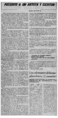 Presento a un artista y escritor