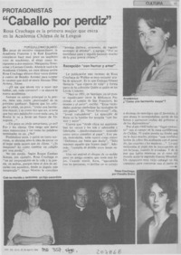 "Caballo por perdiz"