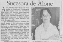Sucesora de Alone