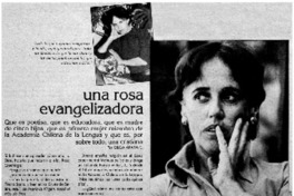 Una rosa evangelizadora : [entrevista]