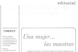 Una Mujer -- las maestras