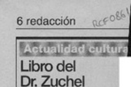 Libro del Dr. Zuchel