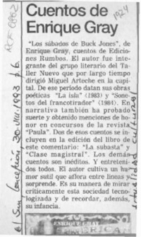 Cuentos de Enrique Gray